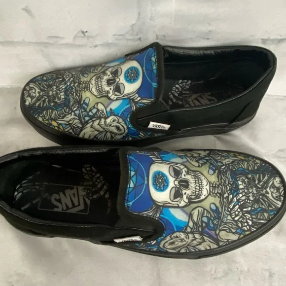 Vans Skull Slip Ons - Picture 7 of 10